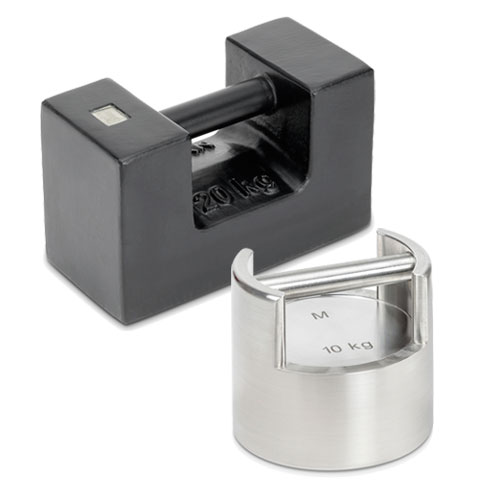 Kalibreringsvikter från KERN för kalibrering av elektroniska vågar