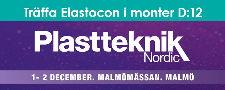 Elastocon ställer ut på Plastteknik Nordic 2021