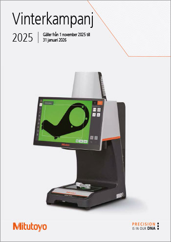 Mitutoyo vinterkampanj från 1 november 2025 till 31 januari 2026 Mitutoyo vinterkampanj 2025 – kampanjbroschyr